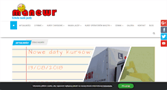 Desktop Screenshot of manewr.com.pl
