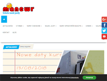 Tablet Screenshot of manewr.com.pl